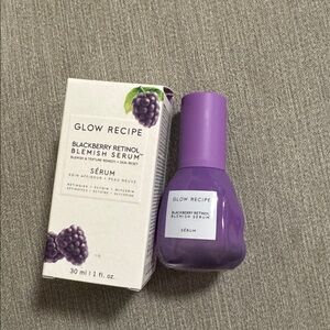 NIB Glow Recipe Blackberry Retinol Blemish Serum 1 oz.